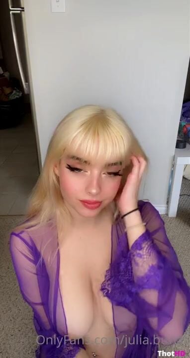 Julia Burch Purple Underwear Huge Boobs ONLY FANS