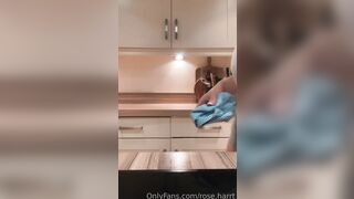Roseharrt Topless In Kitchen OF