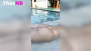 itsnatalieroush ONLY FANS nude in pool