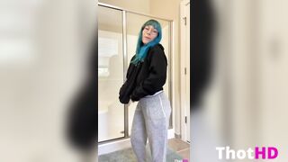 BigTittyGothEgg onlyfans Video Shower Dildo Fuck