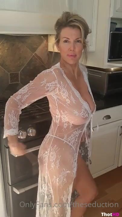 Katy Bellissima ONLYFANS See Thru Lingerie