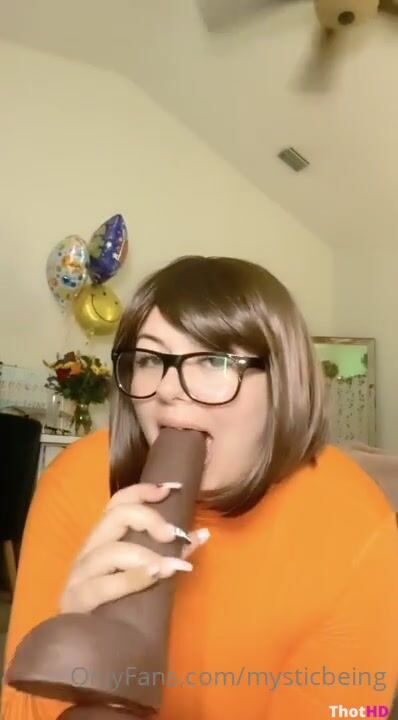 MysticBeing Velma With BIG BLACK COCK Toy ONLY FANS