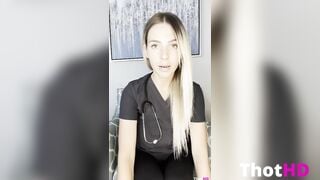 Roxy Stylez Nurse Flashing Breast & Pussy