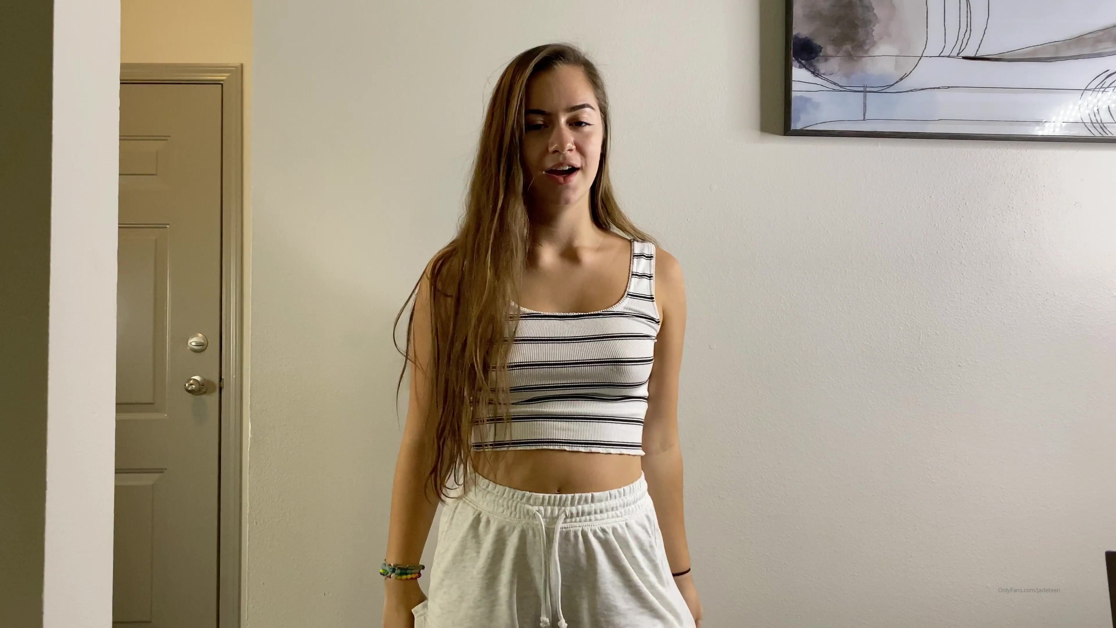 Jadeteen ONLYFANS Fuck the Pizza Guy