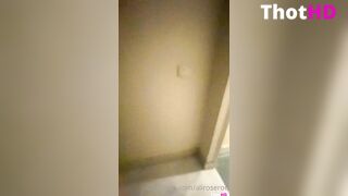 Aliroseroe Stairway BIG BLACK COCK Sex ONLY FANS