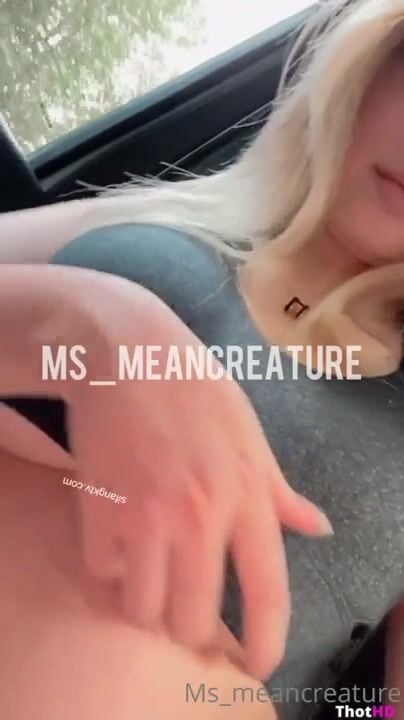 Ms_meancreature Tittys Flashing In Car