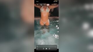 Laci Kay Somers ONLY FANS Nude In Pool
