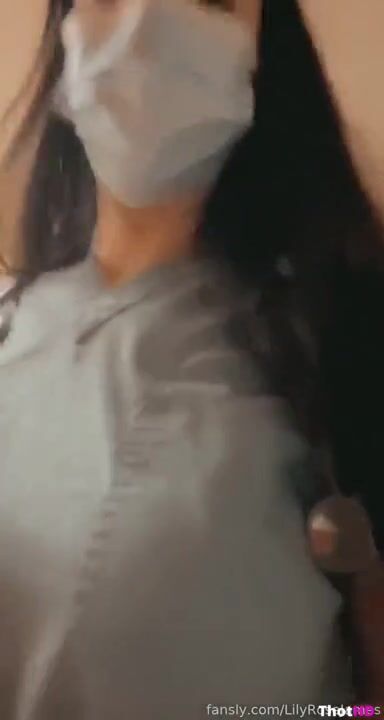 thecornydoc aka Lily-Rose James Masturbate & Squirts At Work ONLY FANS