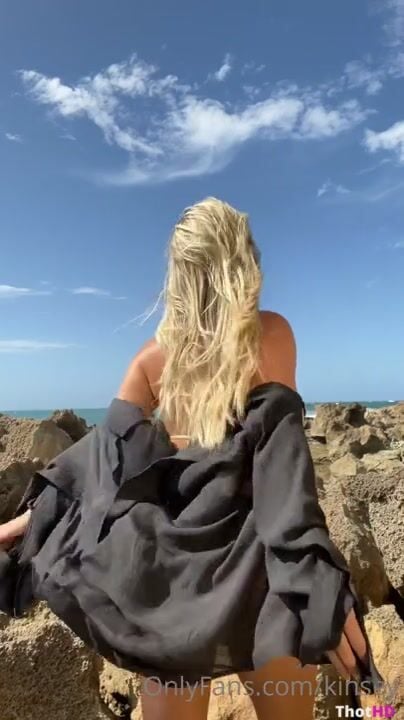 Kinsey Wolanski Nude At Public Beach ONLYFANS
