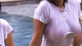 Danielley Ayala Wet Shirt Tits