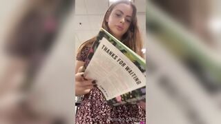 Allison Parker Public Bathroom Flash