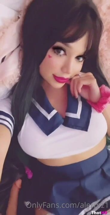 Aleida Ramirez of Cosplay Riding Toy