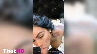 Brittanya Razavi Blow Cumshot In Mouth