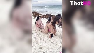 Victoryaxo baddies on the beach ONLY FANS
