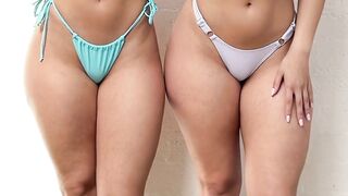 Ana & Lexie Learmann Huge Asses In Bikini