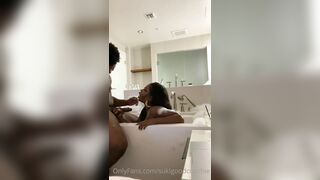 Sukihana Bathtub Blowjob OF Video Leak